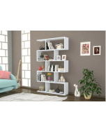 כוורת זיגזג בעיצוב מודרני דגם ורד בגוון לבן מט