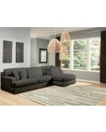 ספה פינתית דגם MILANO בגוון אפור כהה