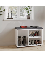 שידת כניסה לנעליים דגם רגולוס בגוון לבן