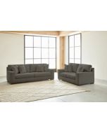 סט ספות 2+3 דגם MILANO בגוון אפור כהה