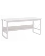 שולחן מחשב דגם עודד בגוון לבן