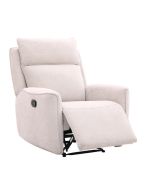 כורסת טלוויזיה מתנדנדת עם הדום נשלף דגם פיראוס בגוון אופווייט