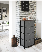 שידת מתכת עם 4 מגירות בד דגם cr378 מסדרת Siena