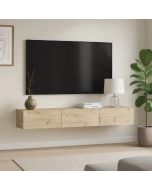 מזנון צף תלוי ברוחב 180 סמ בגוון אלון דגם אנדי ANDEY