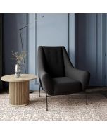 כורסת ישיבה מעוצבת דגם לב בגוון שחור