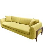 ספה באורך 200 ס"מ דגם MOZART בגוון צהוב