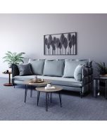 ספה תלת מושבית אורך 3 מטר דגם לגונה גוון אפור