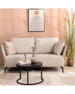 ספה דו מושבית 160 ס"מ בגוון בז' דגם WING