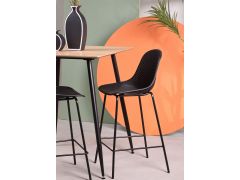 כסא בר שחור משענת גב דגם KLILO