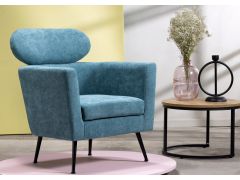 כורסא בד בגוון ירקרק דגם BACKME