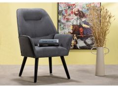 כורסא בד בגוון אפור דגם SIKI