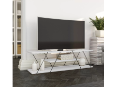 מזנון טלוויזיה דגם קנזו בגוון לבן