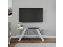 מזנון טלוויזיה דגם אפריל בגוון לבן