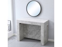 קונסולה נפתחת לפינת אוכל עד 3 מטר רוחב 100 ס"מ דגם מקסימוס מרבל שיש אפור