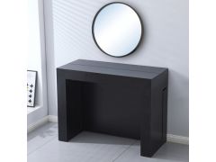 קונסולה נפתחת לפינת אוכל עד 3 מטר רוחב 100 ס"מ דגם מקסימוס שחור