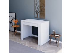 קונסולה נפתחת לפינת אוכל 3 מטר דגם לורד צבע לבן