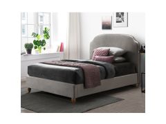 מיטה זוגית 190×140 מרופדת דגם רימון גוון קפוצינו