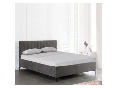 מיטה זוגית 200×160 ס"מ דגם ברנדי בגוון אפור