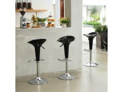 כיסא בר גוון שחור דגם ELIJAH 