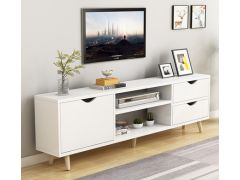 מזנון ידיות נסתרת לבן