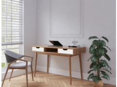 שולחן כתיבה גוון אלון כהה דגם לירן