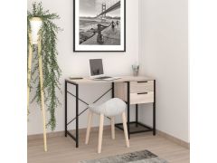 שולחן כתיבה מעץ עם 2 מגירות דגם RHT-71270