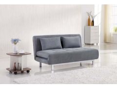 ספה דו-מושבית נפתחת למיטה זוגית גוון אפור דגם HARPER