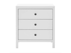 שידת מגירות מעוצבת בגוון לבן דגם Kody