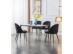 זוג כיסאות בגוון שחור דגם מורן 