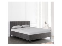 מיטה זוגית 140*190+ארגז מצעים גוון אפור דגם ברנדי