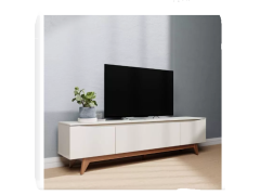 מזנון טלוויזיה 220 ס"מ בגוון אופוייט דגם אופל