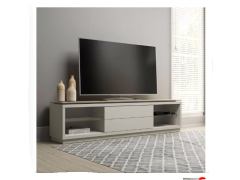 מזנון 217 ס"מ אופוייט מט בשילוב קינמון דגם לינקולן