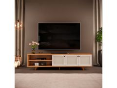 מזנון 220 ס"מ בגוון אופוייט ואלון דגם אביב