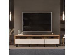 מזנון 226 ס"מ גוון אופוויט ועץ דגם ניקול