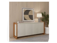 שידת כניסה אופוייט מט בשילוב טבעי דגם סופיה