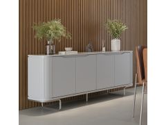 שידה 180 ס"מ בגוון אופוייט פרזול שמפניה דגם אסיף