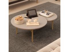 שולחן סלון בגוון מוקה דגם אבניו