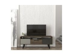 מזנון דגם בורגס רוחב 150 ס"מ בגוון אגוז משולב אבן ופחם