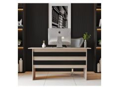 שולחן עבודה stone VO1-OB בגוון אלון-שחור