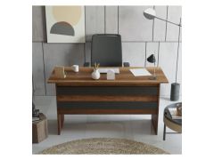 שולחן עבודה stone VO1-BA בגוון אגוז-פחם