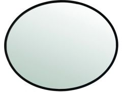 מראה לתליה אליפסה 65*100 מתכת בגוון שחור