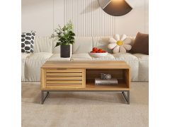 שולחן סלון בגוון אלון דגם פלאשינג FLUSHING