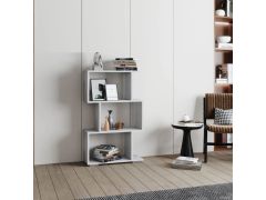 שידה כוורת זיגזג דגם גליל GALIL בגוון לבן