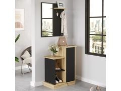 יחידת התארגנות Tufafi בגוון אלון בשילוב שחור דגם