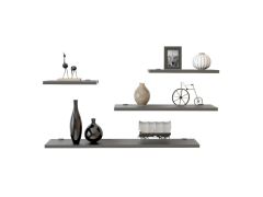 רביעיית מדפים צפים Cords בגוון אפור דגם