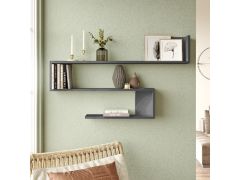 מדף מעוצב דגם Willo בגוון אפור