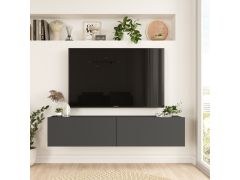 מזנון טלוויזיה צף דגם ARISTO בגוון אפור דגם