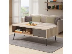 שולחן קפה מעוצב עם מגירה דגם ליעד