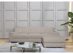 מערכת ישיבה פינתית ענקית 3 מטר RAM DESIGN דגם דניאל בגוון בז