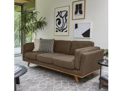 ספה תלת מושבית FLORIDA בגוון מוקה